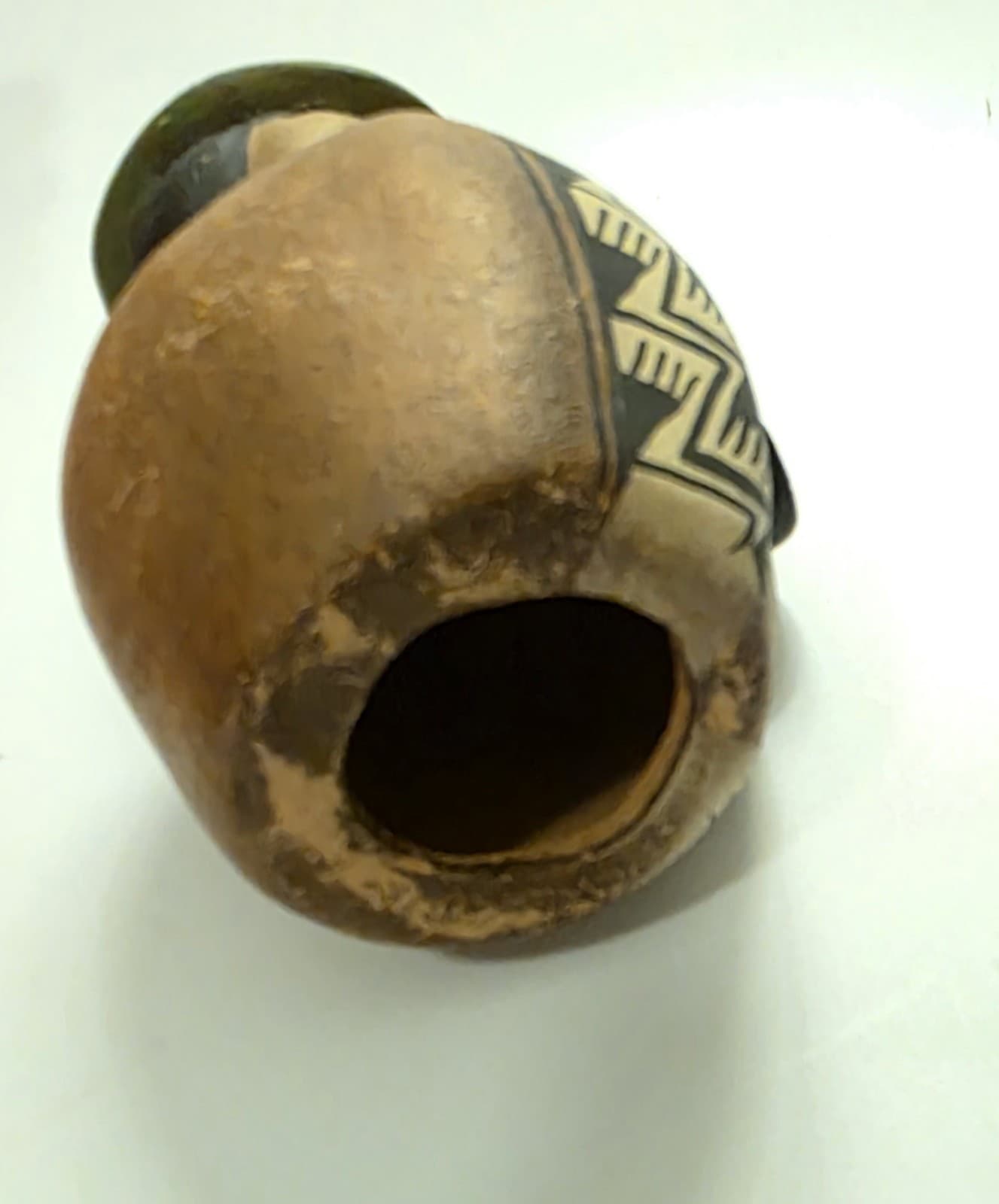 Peruvian Terra Cotta Figurine 4.5" Tall 6