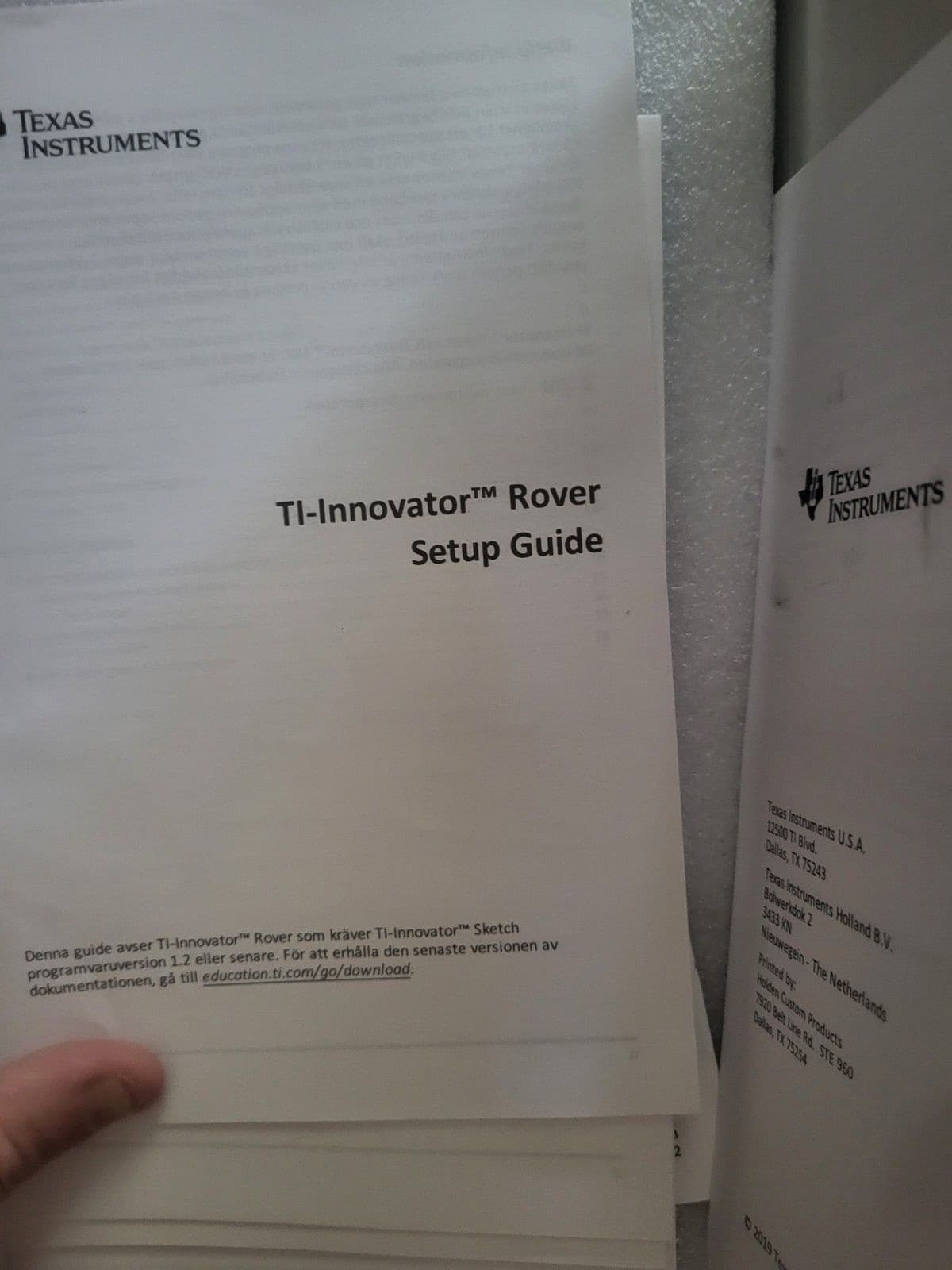 TI Innovator Rover New 6