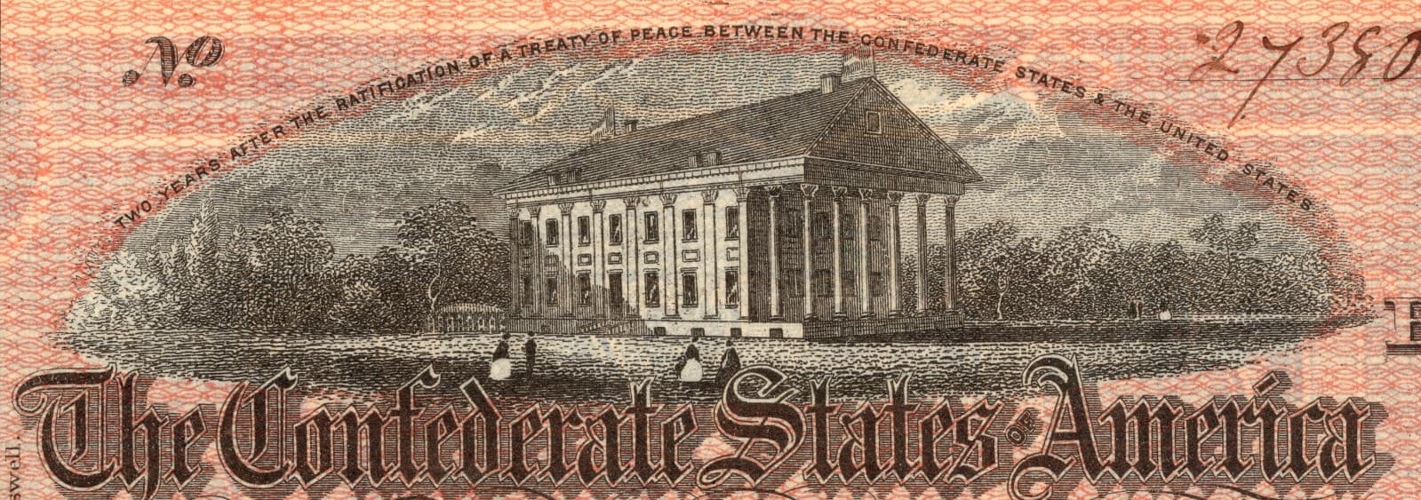 1864 $5 Confederate States of America T-69 PF-3 Note -PMG AU53 EPQ! Great Color! 2