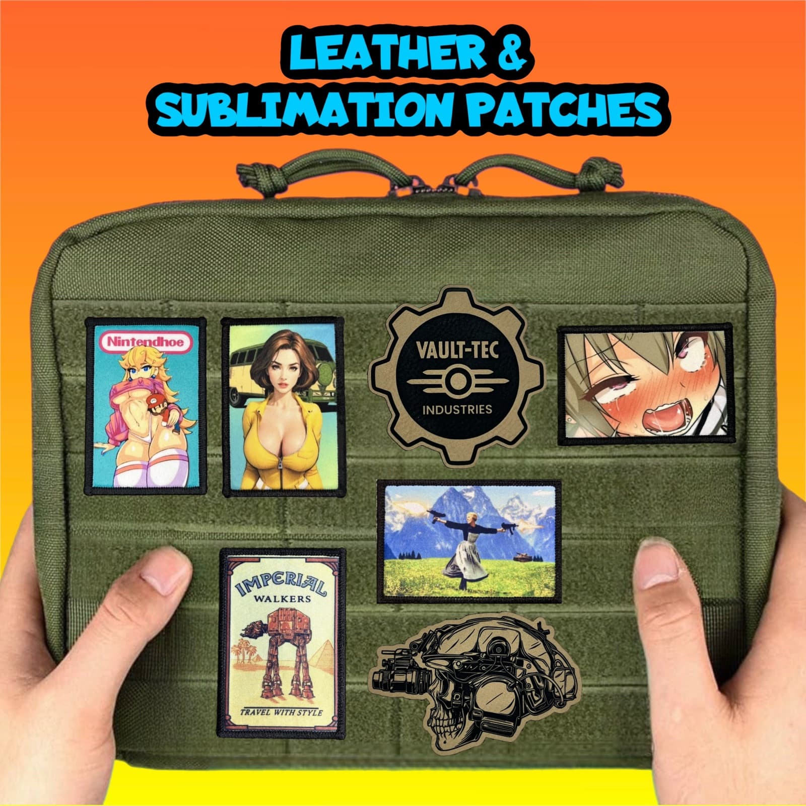 Mushroomhead Morale Patch / Military ARMY Tactical Band Hook & Loop 755 5