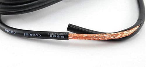 150ft RG8x Coax UHF (PL259) Male to Male 50 ohm Antenna Cable - R-U150 2
