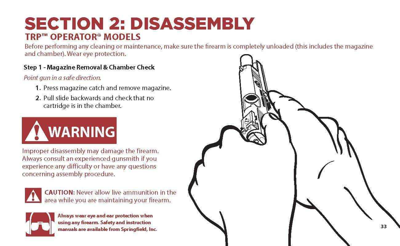 Springfield Armory 1911 Operation & Safety Manual (66 pg) 5