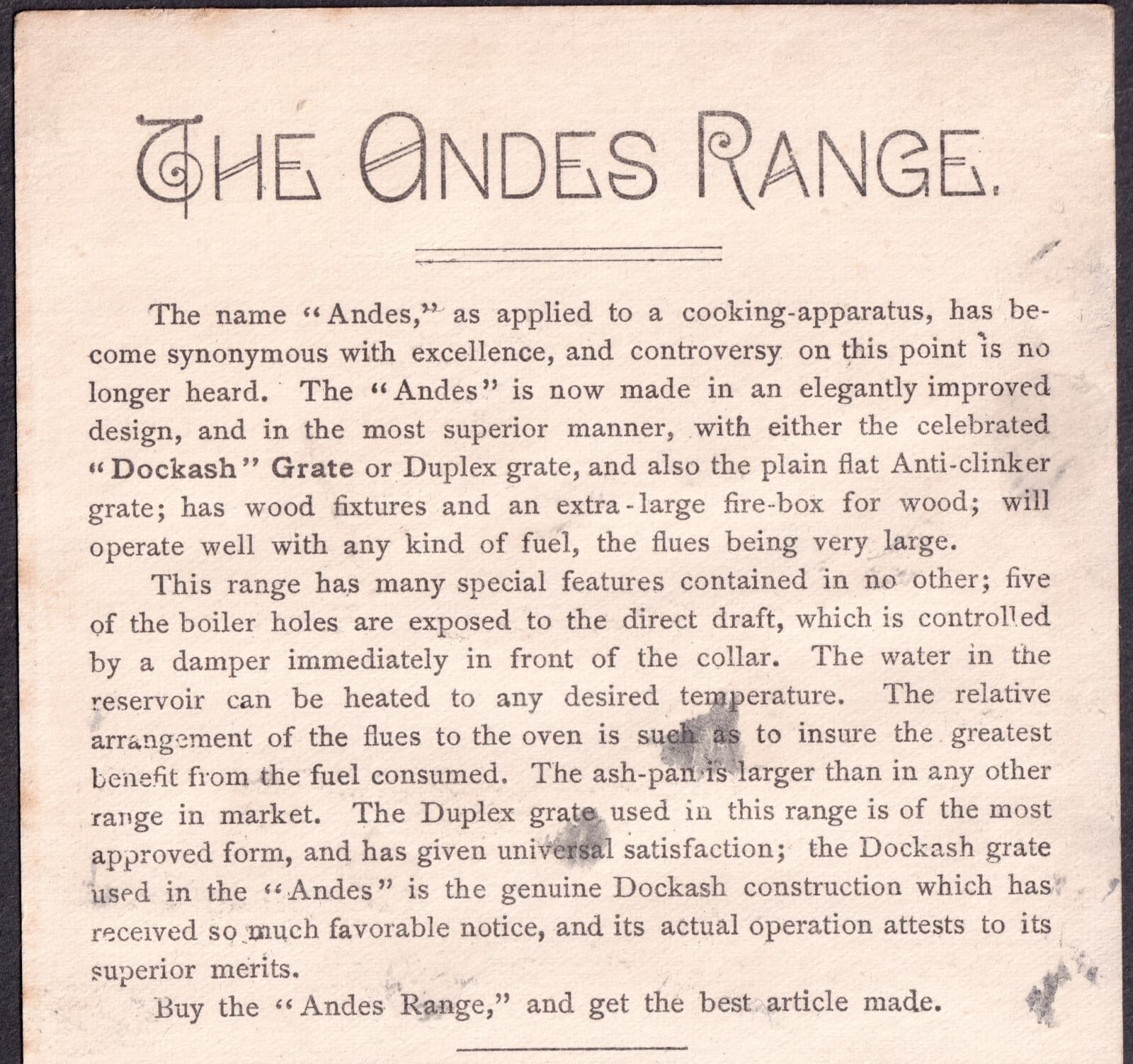 Mikado 1800's Gilbert & Sullivan Theater NY Andes Stove Ad Victorian Trade Card 6