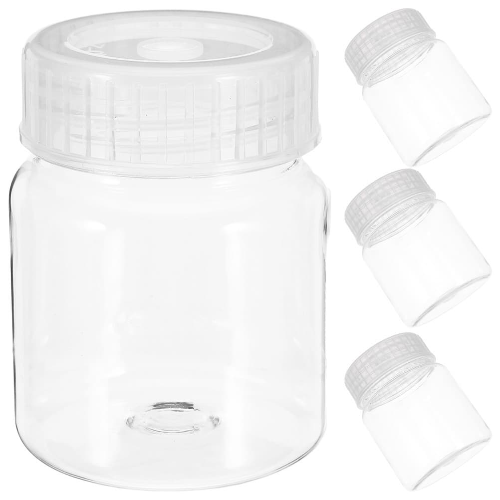  4 Pcs High Temperature Resistant Tissue Culture Bottle Lab Samples Bottles 3