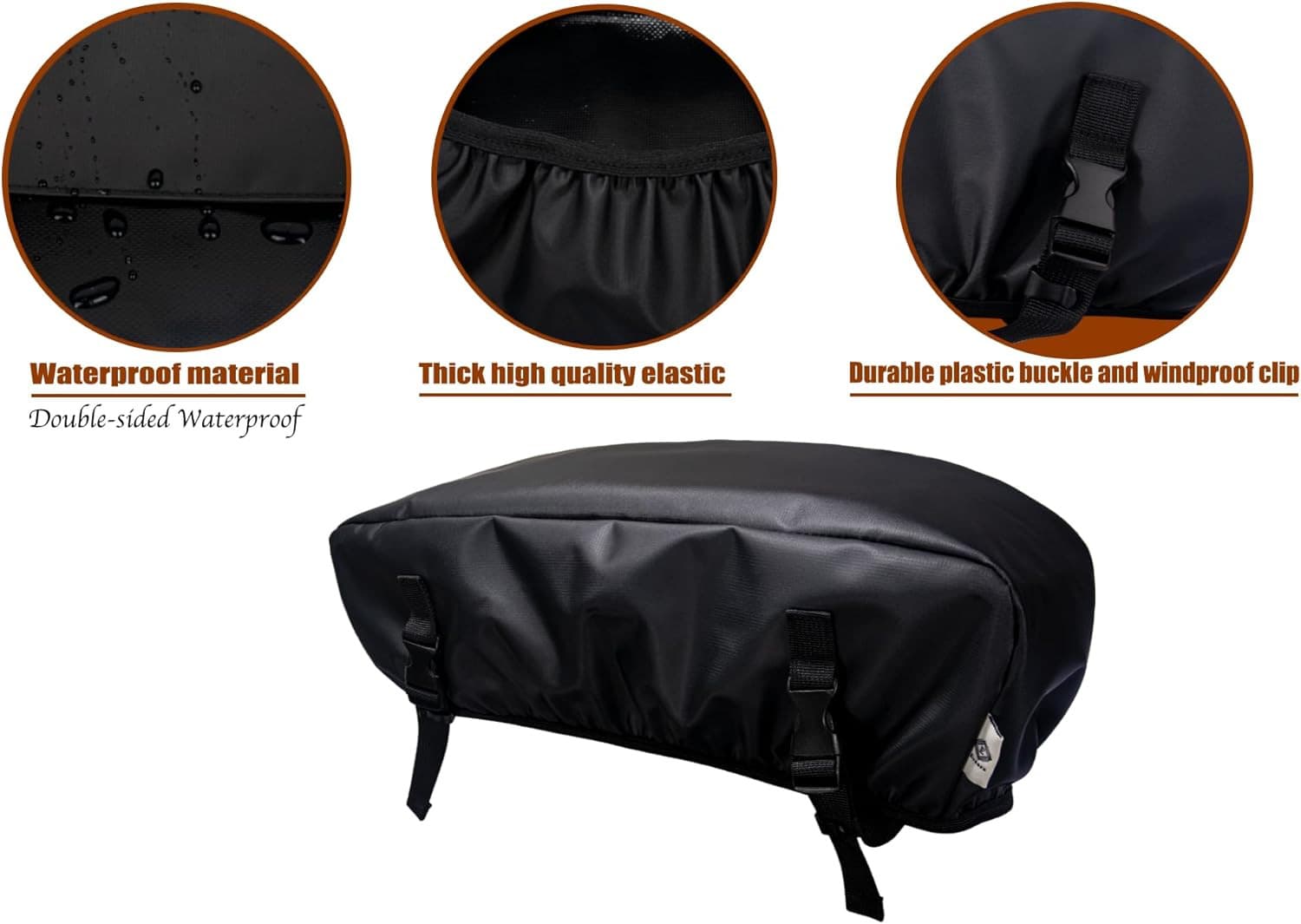 Small Winch Cover Weather Resistant Dustproof Cover Ideal Electric Winches 2500 2