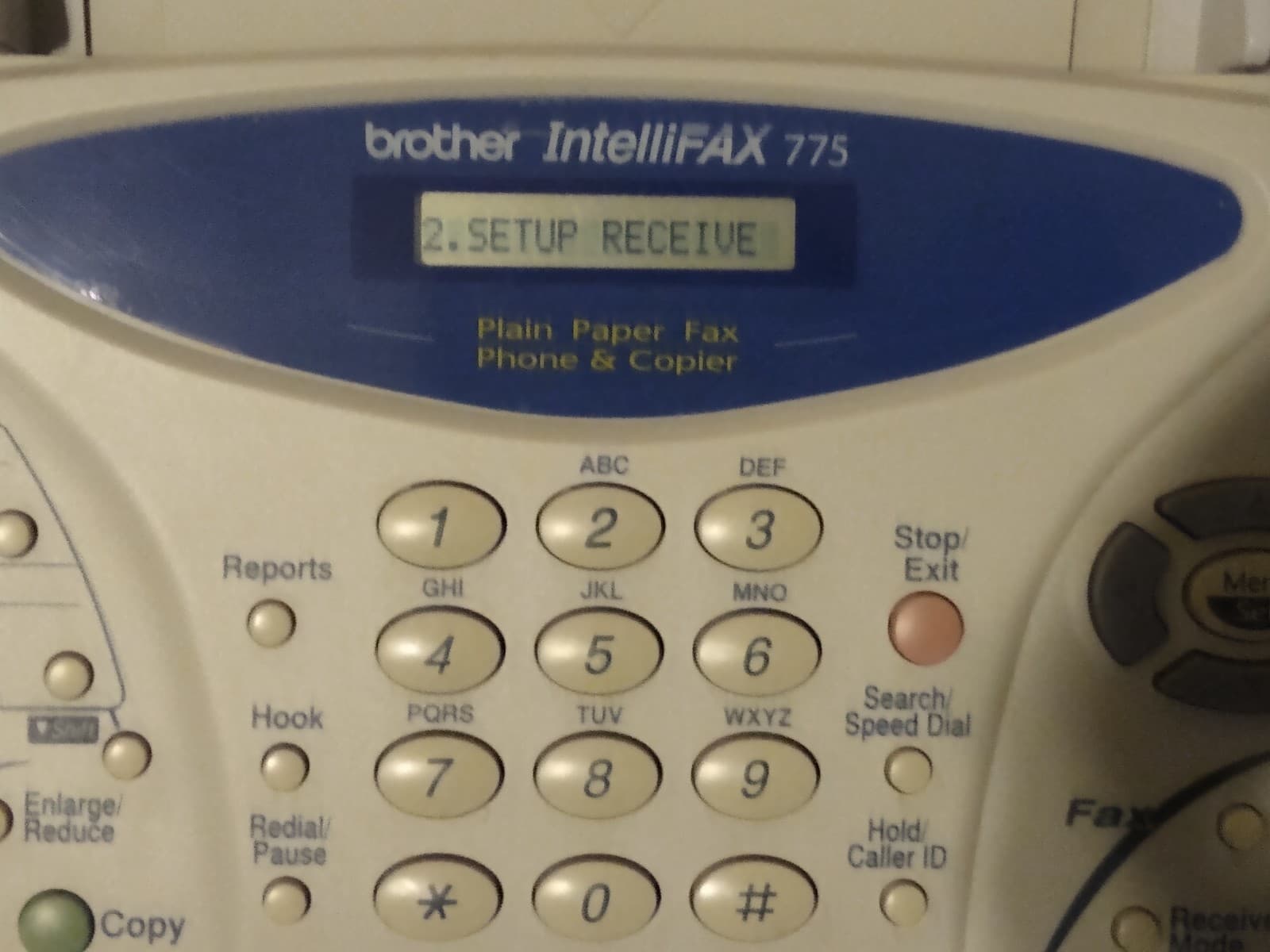 Brother Intellifax 775 Fax Machine Single Phone Line Copier (Powers on) 5