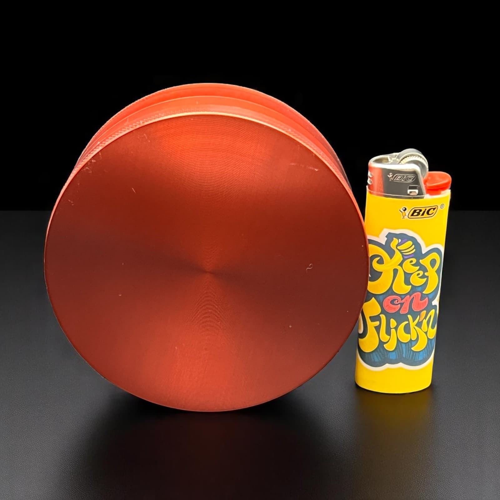 Extra Large Grinder 4 inch XL Herb & Spice, Tobacco Crusher 4 piece (Red) 3