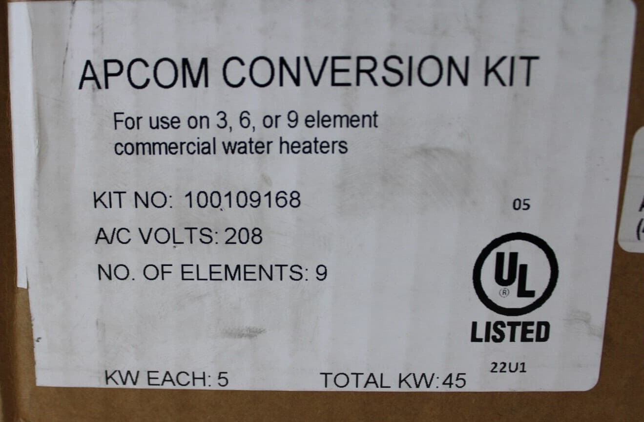 Rheem SP20522 - 208V x 9 Elements Kit, 45KW Total 2