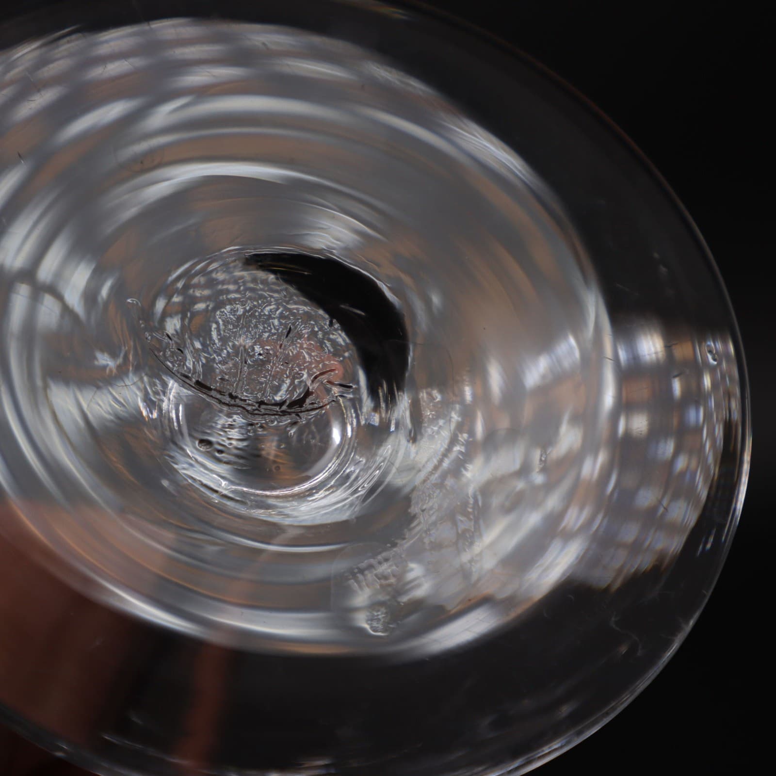 Laurel Cut Crystal Champagne Coupe Glass 6 1/2" Vintage 5