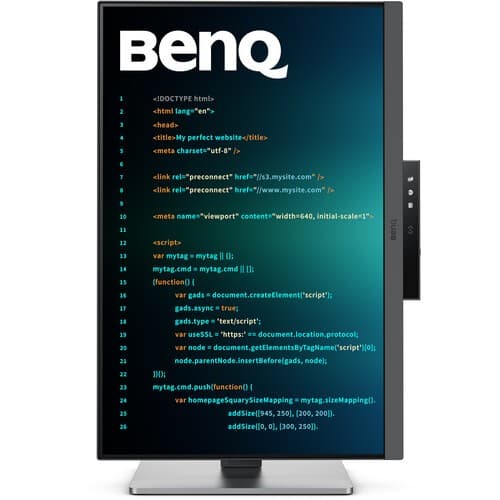 BenQ RD240Q 24.1” WQXGA Monitor 5ms 1000:1, Coding Modes, HDMI & Display Pilot 2 5