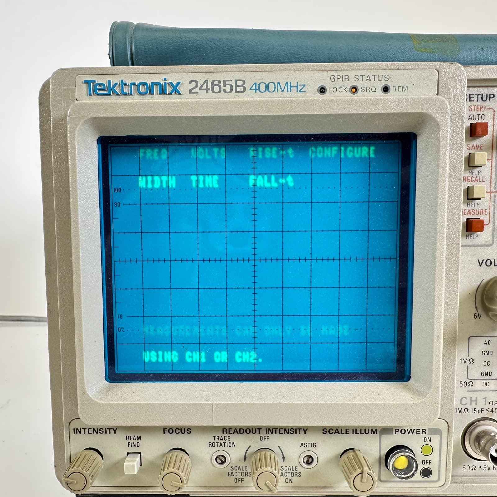 Tektronix 2465B 4-Channel 400 MHz Analog Oscilloscope 2