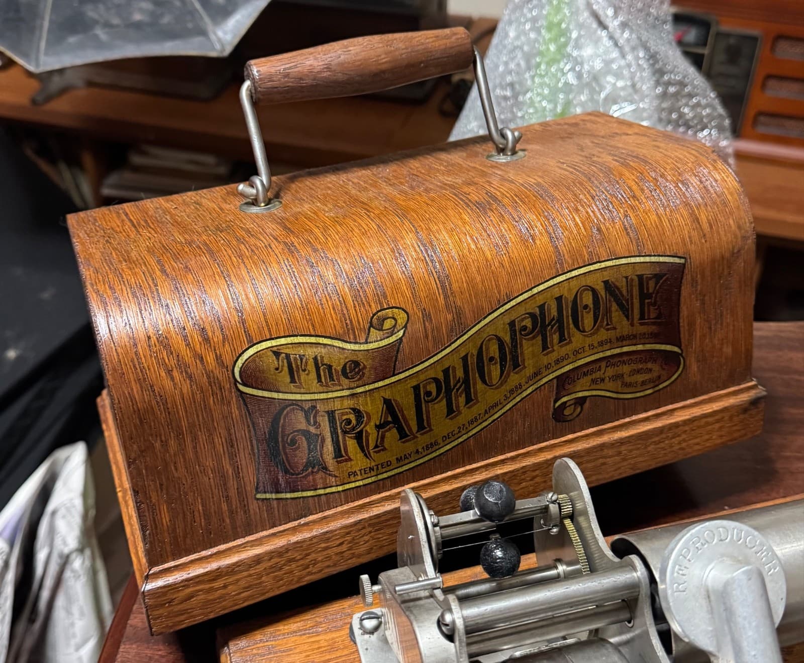 Graphophone Eagle (Model B) Phonograph 5