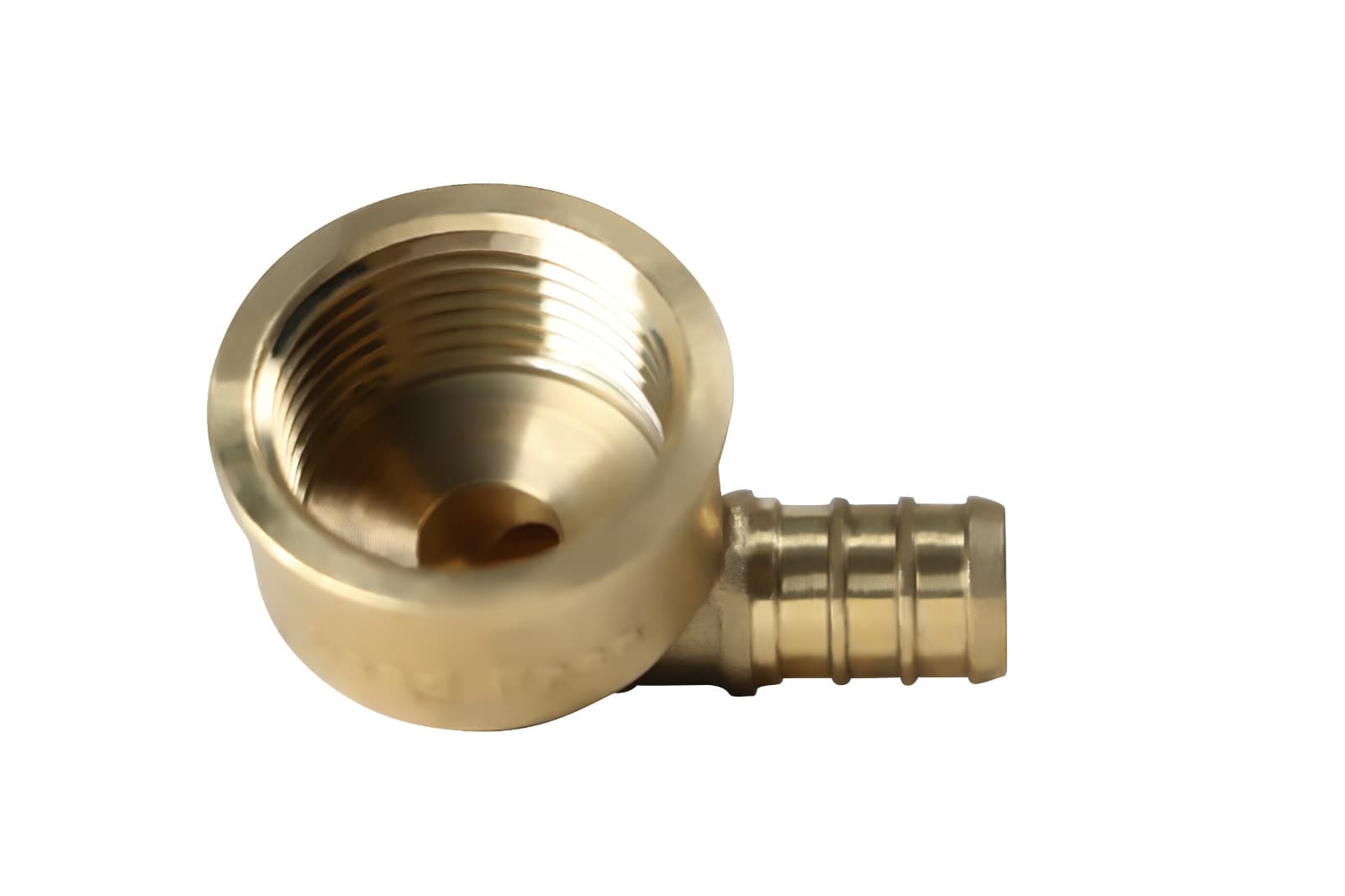 2 Pcs XFITTING 1/2" PEX-B Barb X 3/4" Female NPT Threaded Elbow, Lead Free 3