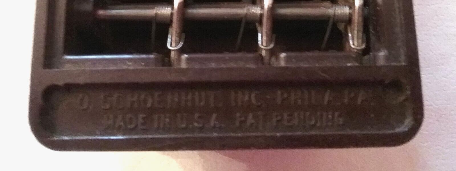 Vintage O. Schoenhut Inc Brodi Miniature Casino Slot Machine Game 2” Handheld 5