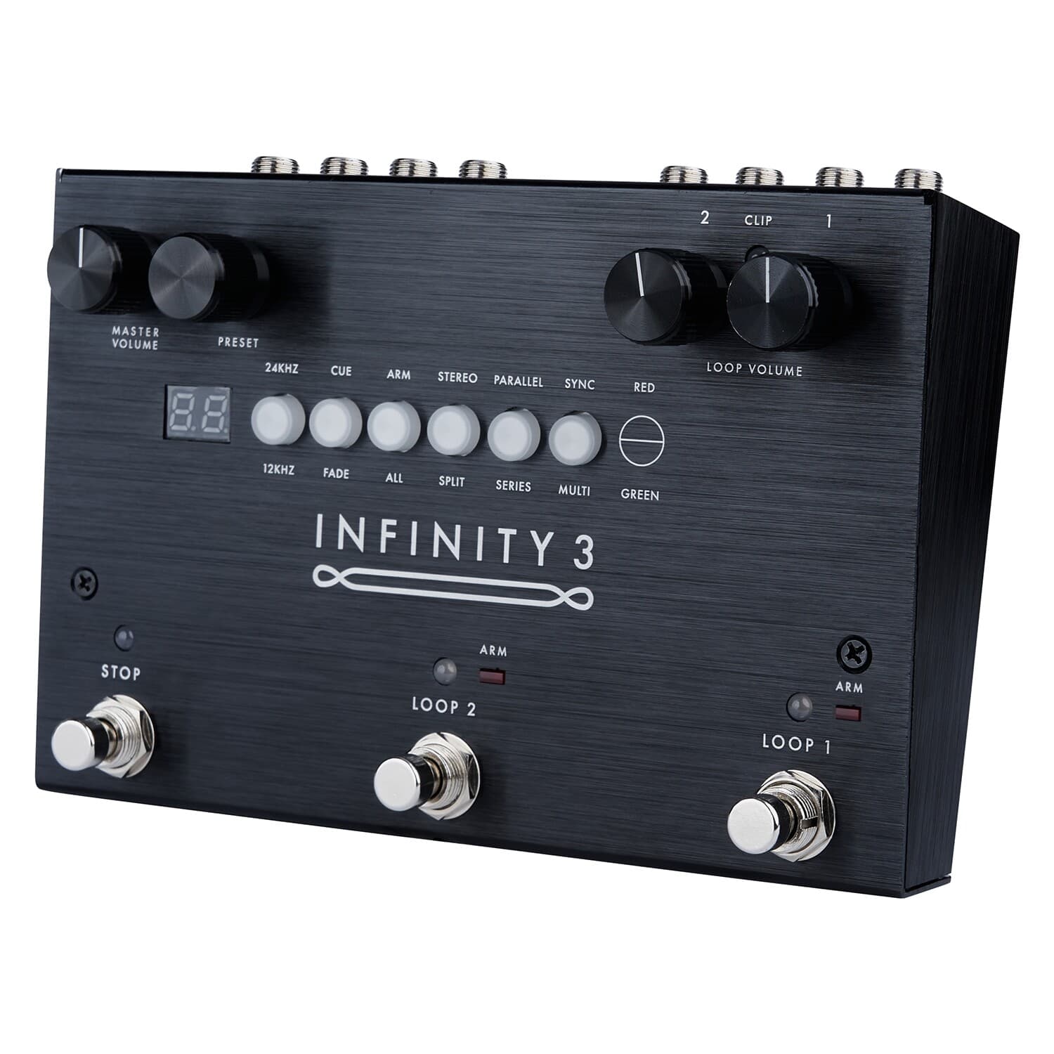 Open Box Pigtronix SPL Infinity 3 Stereo Double Looper Guitar Effects Pedal 2