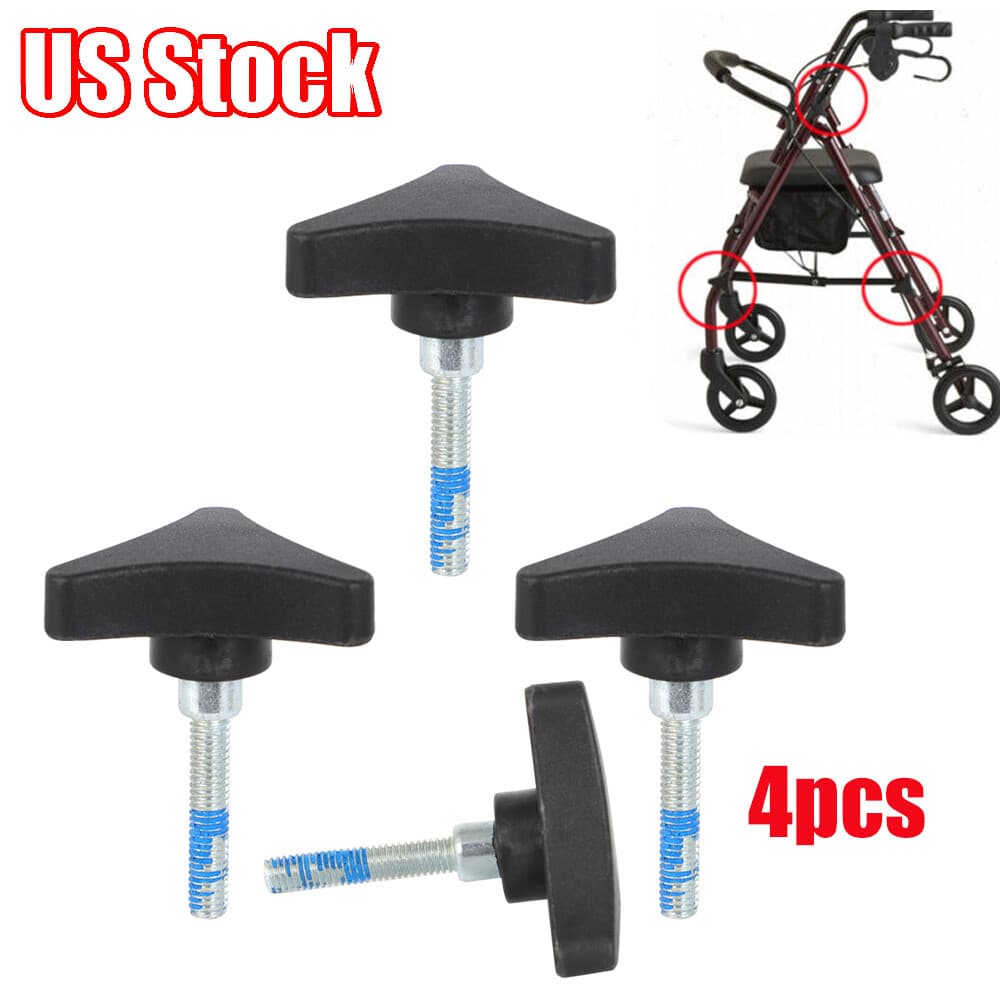 Handle Height Adjustment Knob For Rollator Parts Steel Rolling Walker Assembly