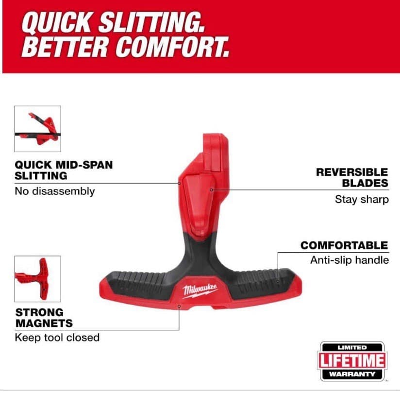 Milwaukee 48-22-3015 Fiber Optic Drop Cable Slitter 2