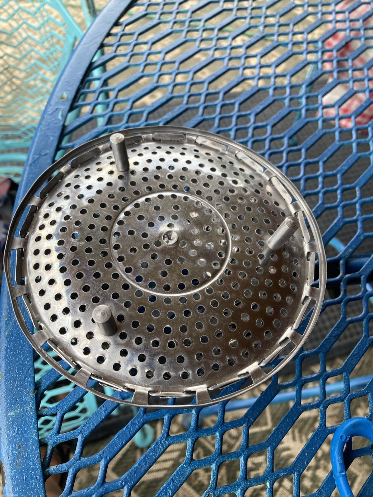 Vintage Ekco Stainless Steel Korea Collapsible Vegetable Steamer Basket- 9" 5