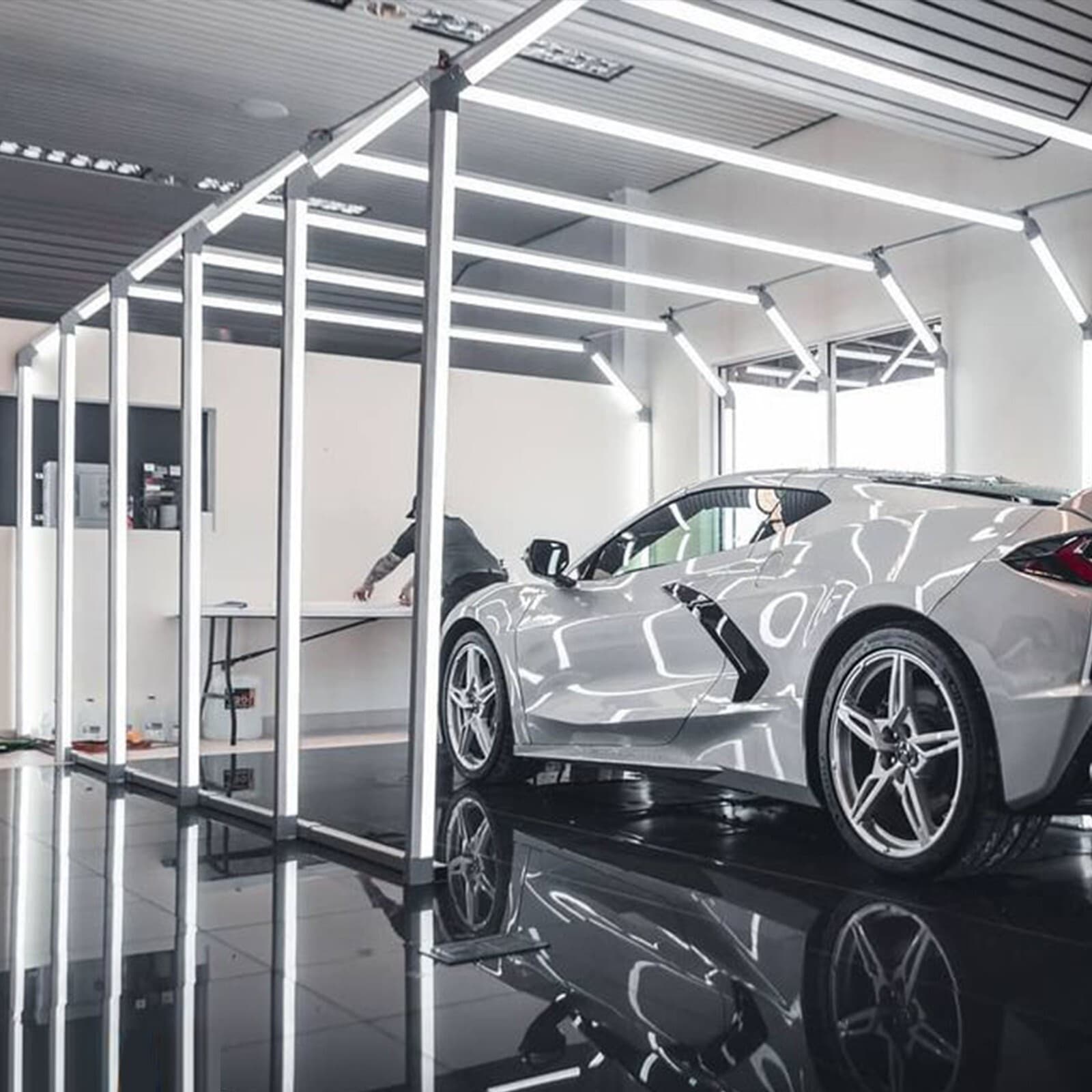 LED Tunnel Lighting Car Detailing Tunnel Light 6500K for Garage Workshop 2