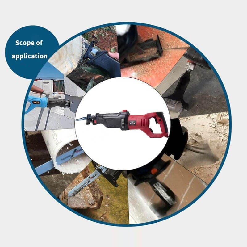 1200W Metal Hand Reciprocating Saw Adjustable Speed Hand Saw Electric Saw 220V 3