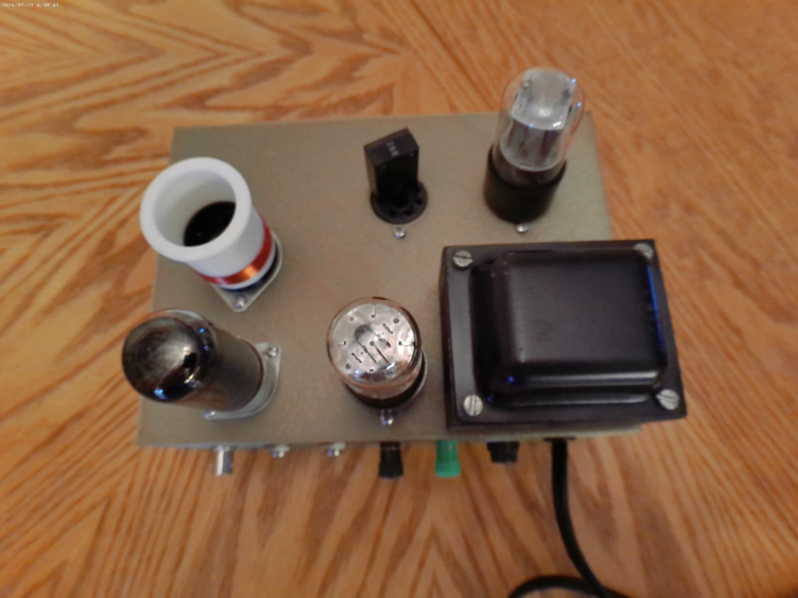 SCHEMATIC ONLY AM/CW Ham Radio Transmitter 80/40 Meter Bands Heising Modulation 2