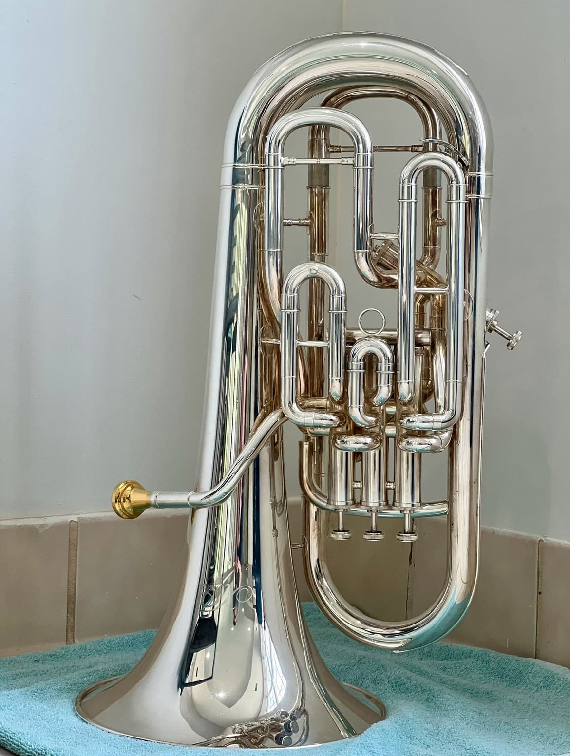 XO 1270 Professional Series Compensating Euphonium 1270S Silver 2