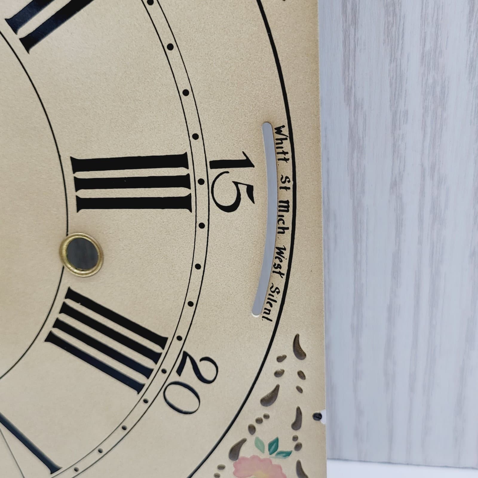 Aaron Willard Boston (Sligh) Grandfather Clock Face 3