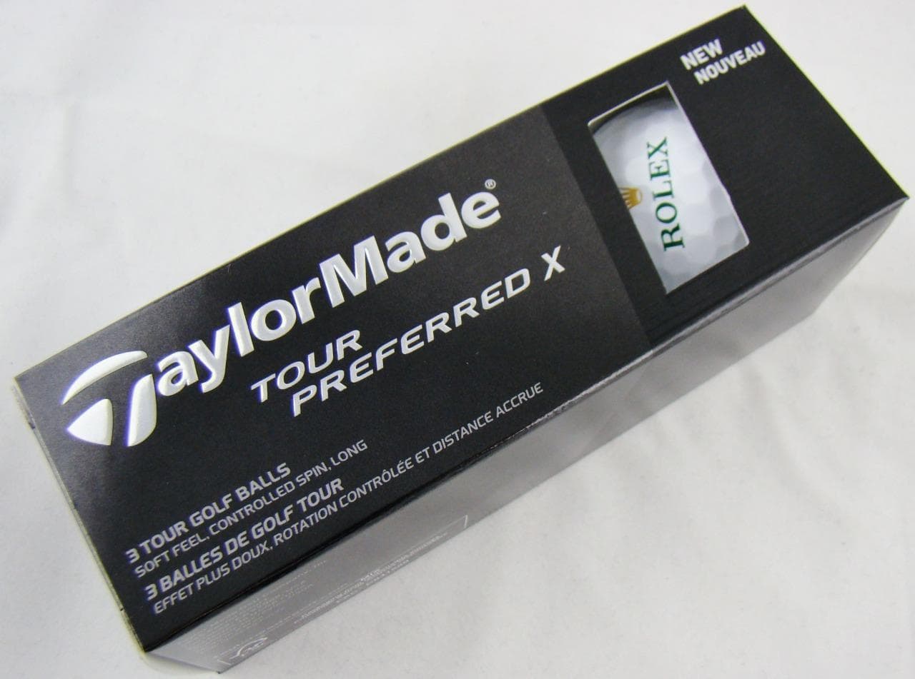 New Original Rolex Taylor Made Tour Preferred X 3 Golf Ball Set 2