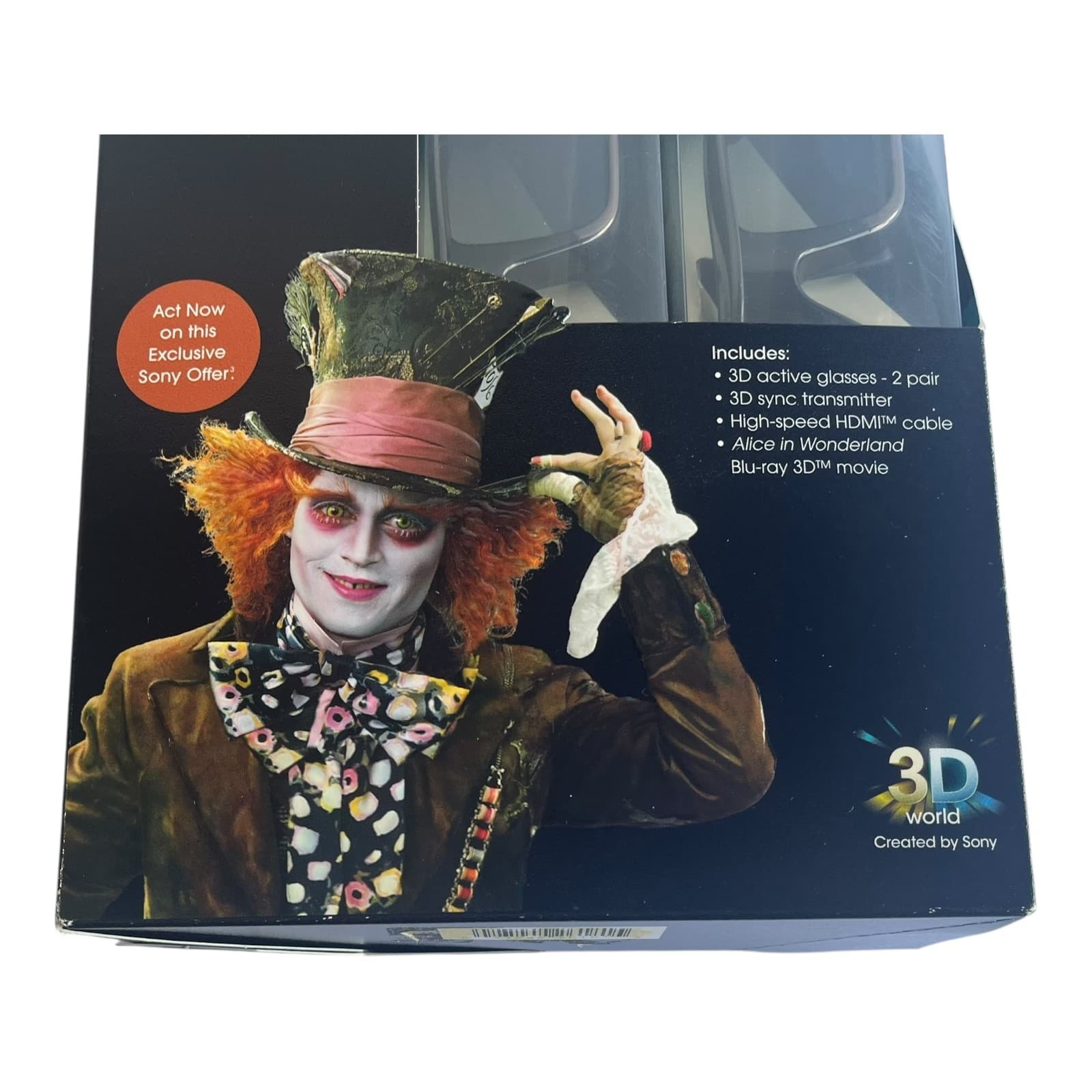 Sony 3D Deluxe Starter Kit w/ 2 Active Glasses, Transmitter, HDMI 5