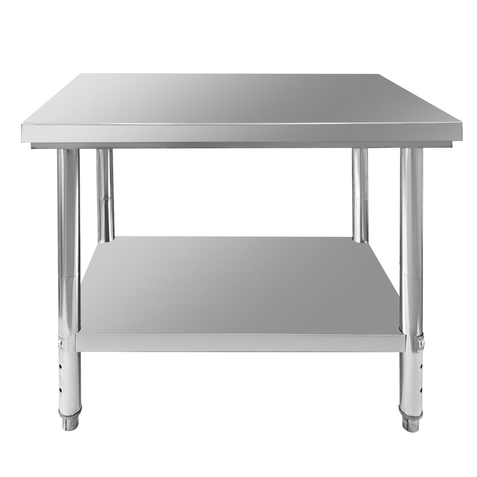 Stainless Steel Commercial Kitchen Prep &  Metal Work Table 23.6"x 23.6"x 31.5" 3
