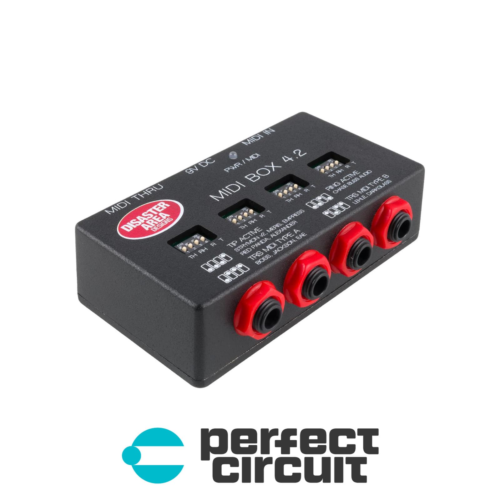 Disaster Area MIDI Box 4 Pedal Interface EFFECTS - NEW - PERFECT CIRCUIT 2