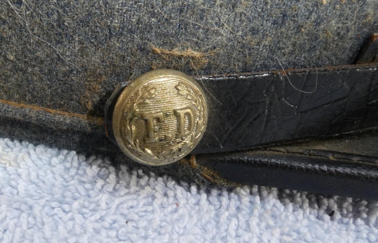 SFD Syracuse Fire Department KEPI Hat Identified J Hoag Possibly Seneca Falls 6