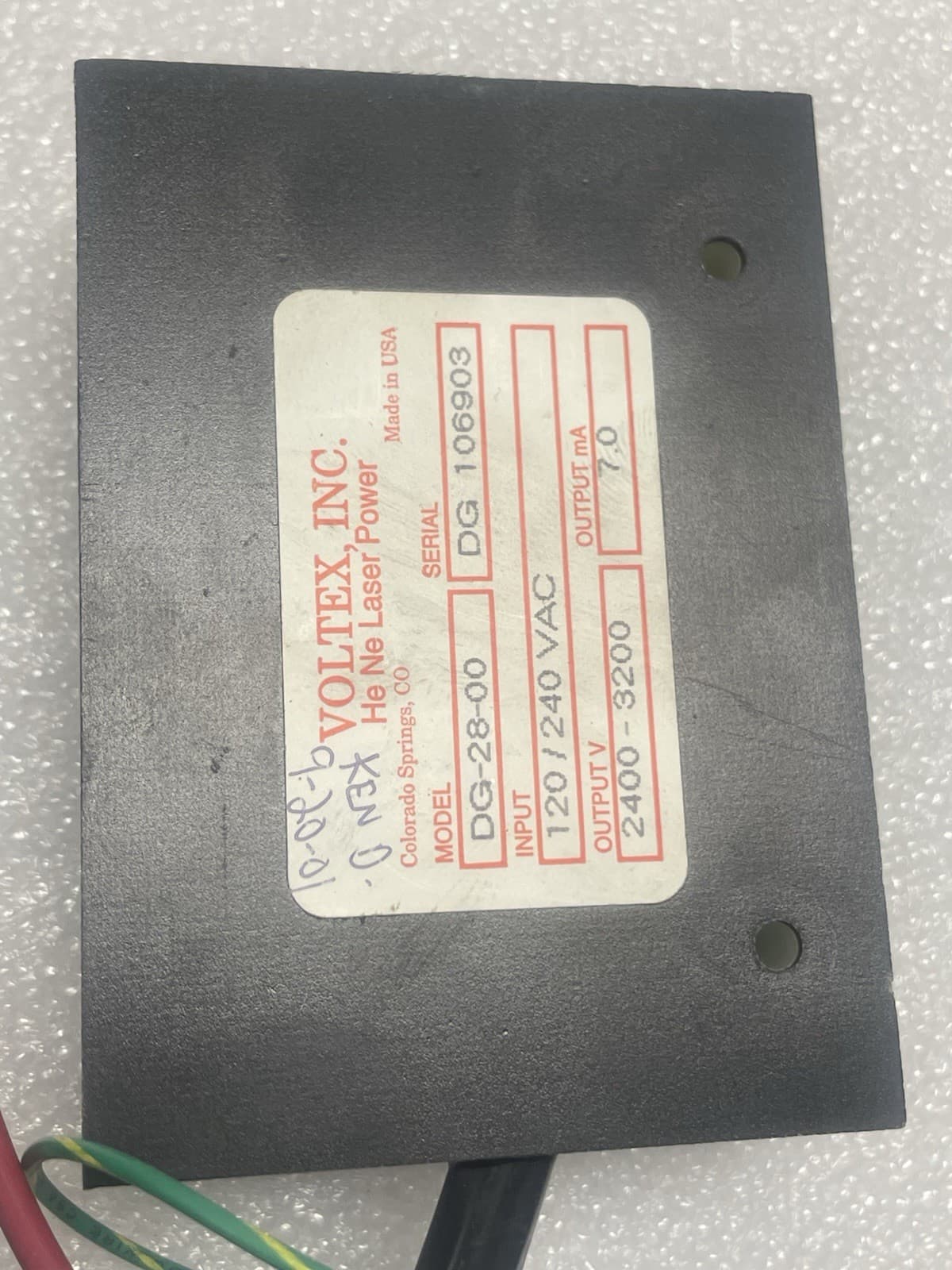 Melles griot 05-LHR-171   CO2 Laser module with optics. and power supply. 5