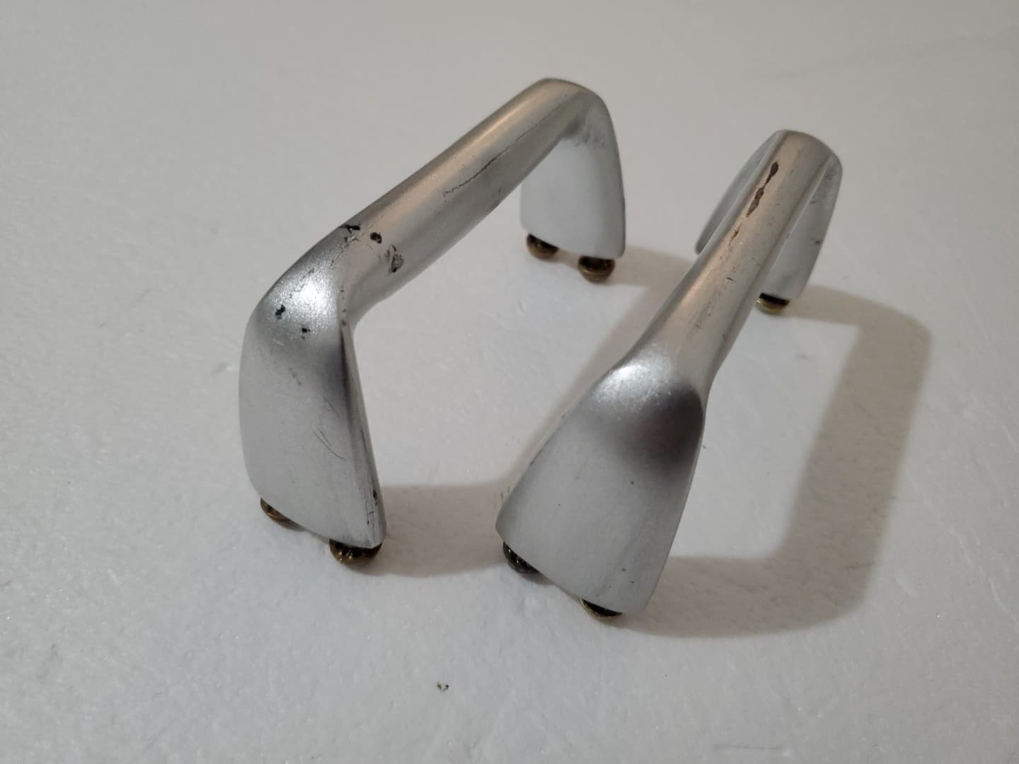 3U Aluminum Rack Mount Handles w/ Screws - Equipment Amplifier Silver Heavy Duty 4