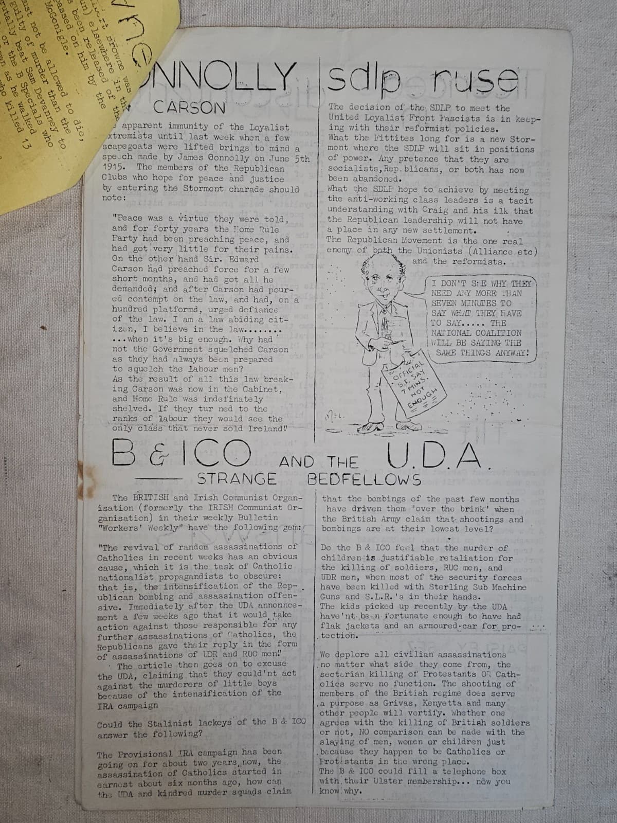 Rare IRA/Sinn Fein Official Party Organ - The Volunter No. 67 3