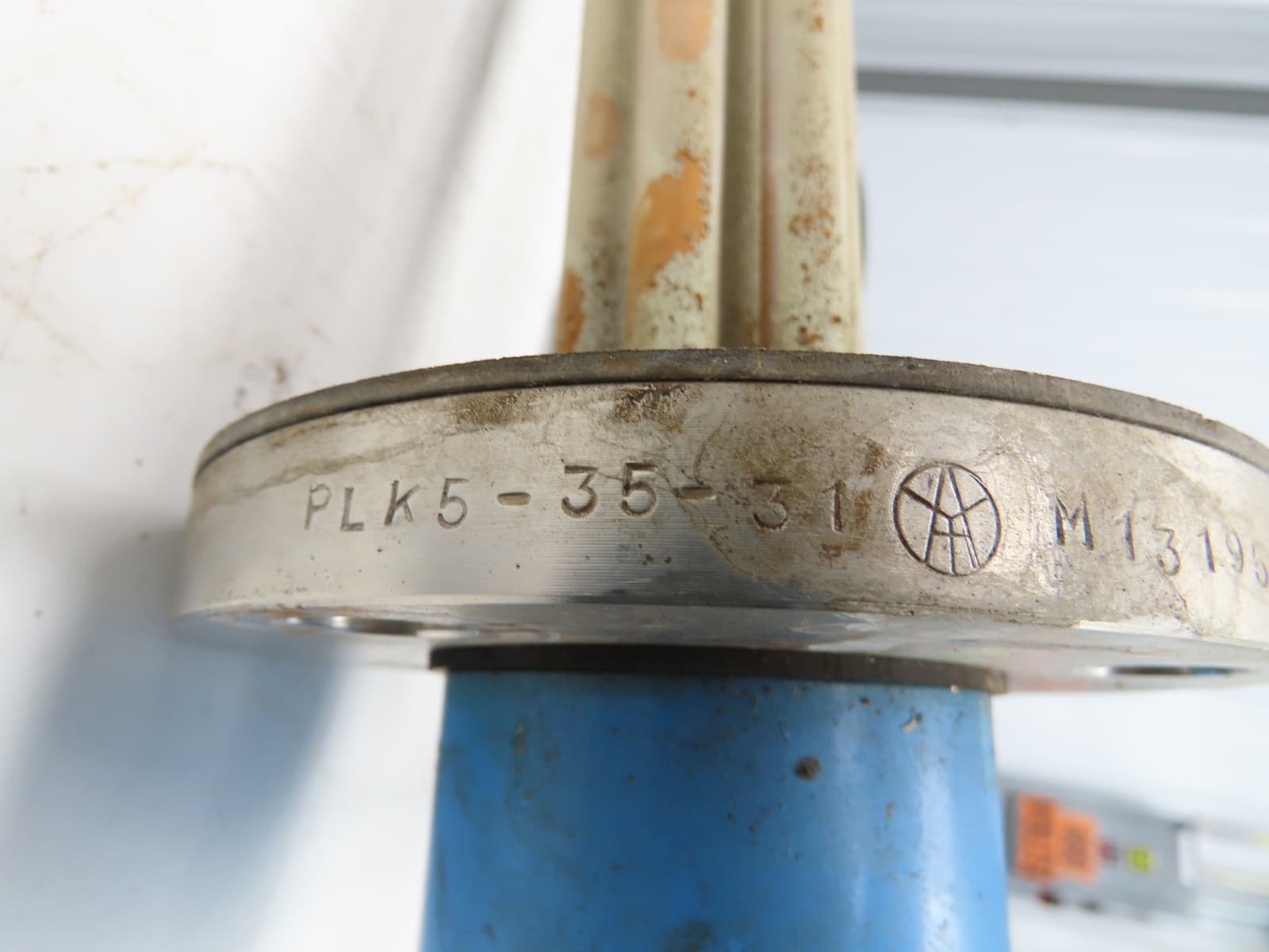 Nippon Stainless Immersion Tank Heater Element 5Kw 200V 3PH 12" Tubes 5" Flange 2