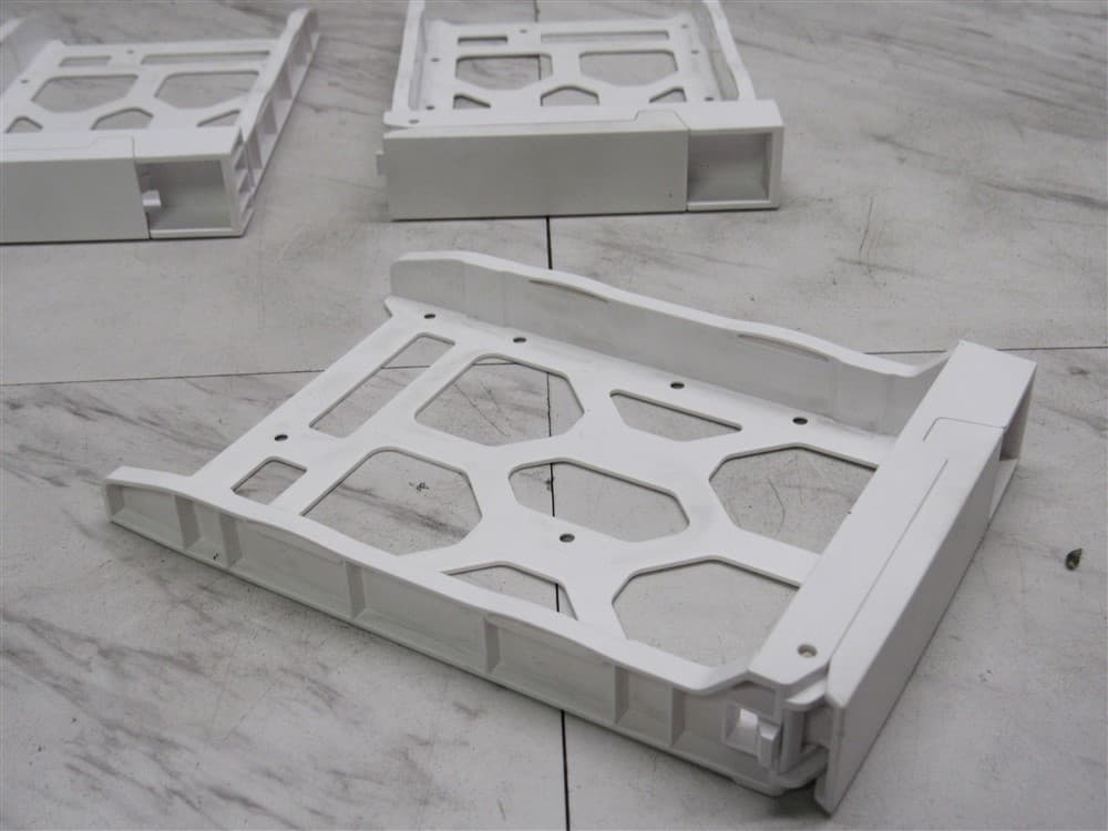 Lot of 4 White Hard Drive Caddues for Qnap TS-431 Network Attached Storage NAS  4