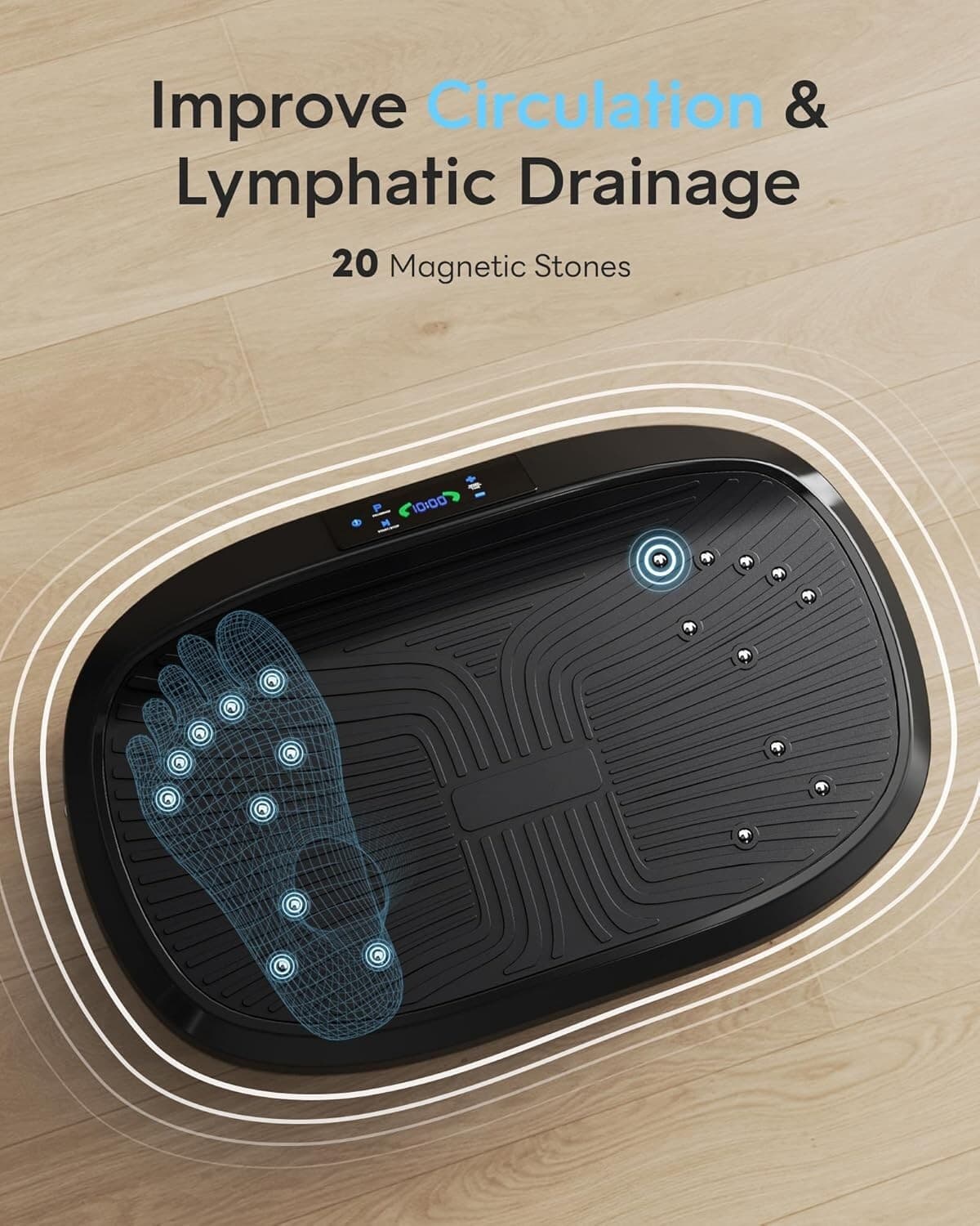 Vibration Plate-4D & Oscillation Two Types Vibration Platform Whole Body Workout 4