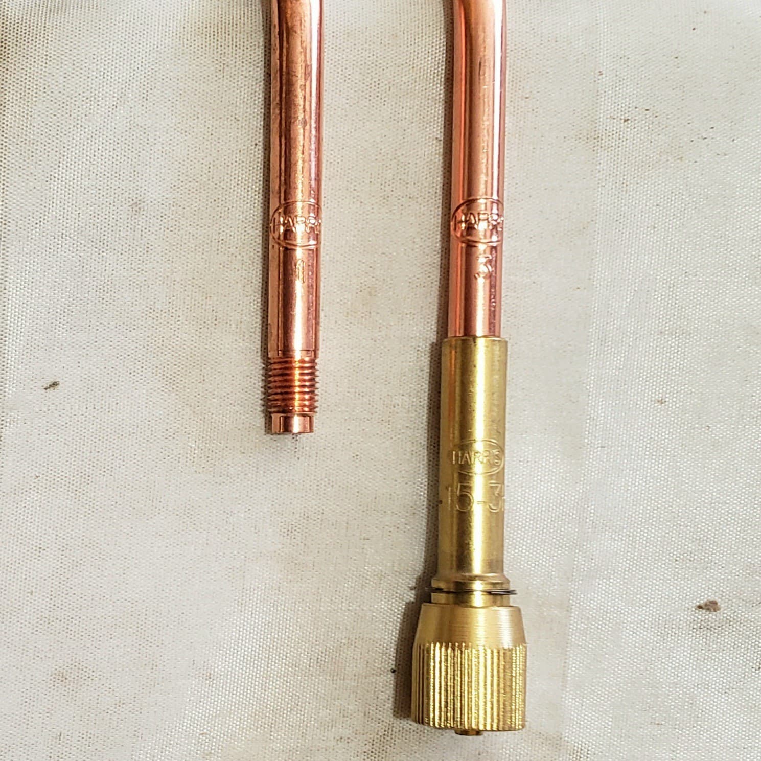 Harris B-15-3HV Gas Mixer & #1 & 3 Welding Brazing Tips Positive Pressure E Type 3