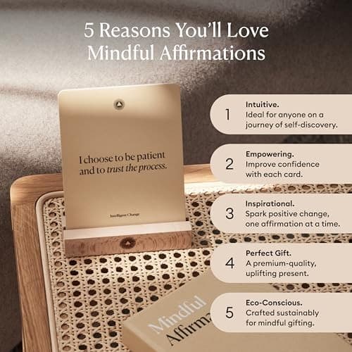  Mindful Affirmations, 52 Positive Affirmation Cards for Women Classic Edition 3