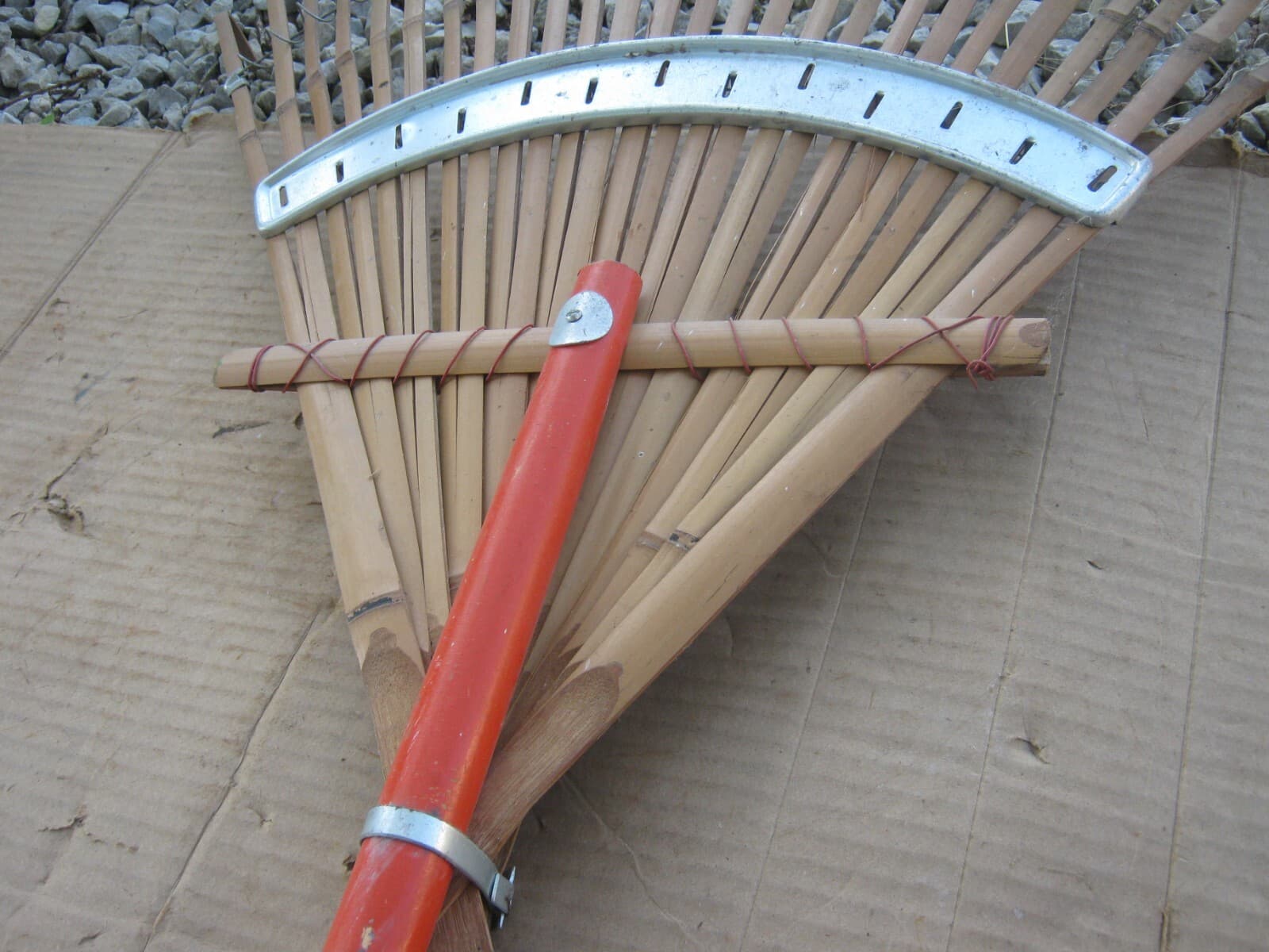 Used Bamboo Leaf Rake 4