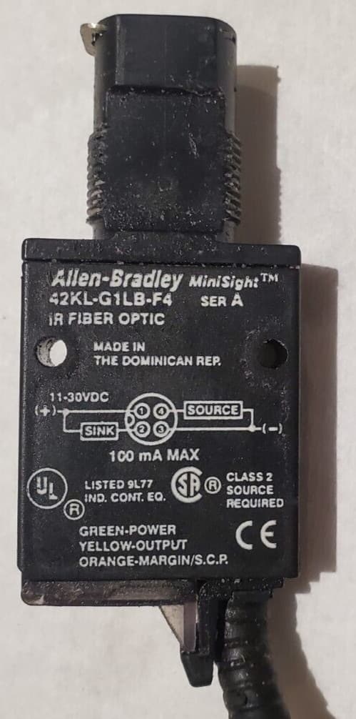 Allen-Bradley 42KL-G1LB-F4 Ser A Photoelectric Sensor 11-30VDC USED 3