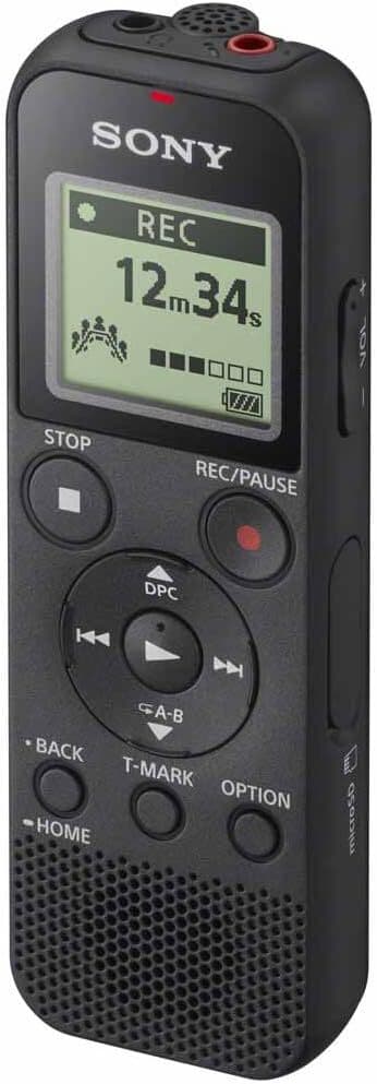Sony ICD-PX370 Mono Digital Voice Recorder with Built-In USB Voice Recorder