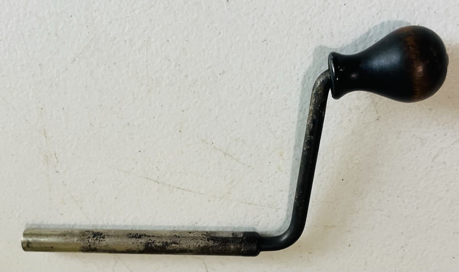 Antique Columbia Disc Graphophone Crank Handle Threaded 7" 2