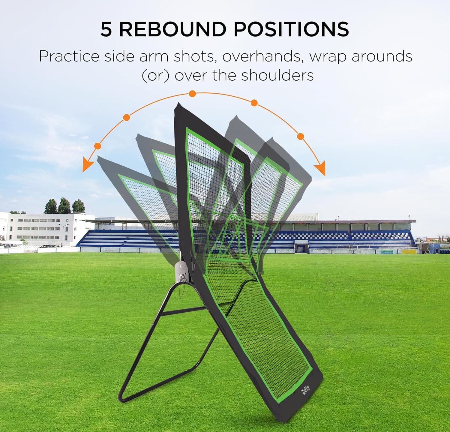 Lacrosse Rebounder for Backyard Lacrosse Bounce Back Net Volleyball Rebounder Ne 3