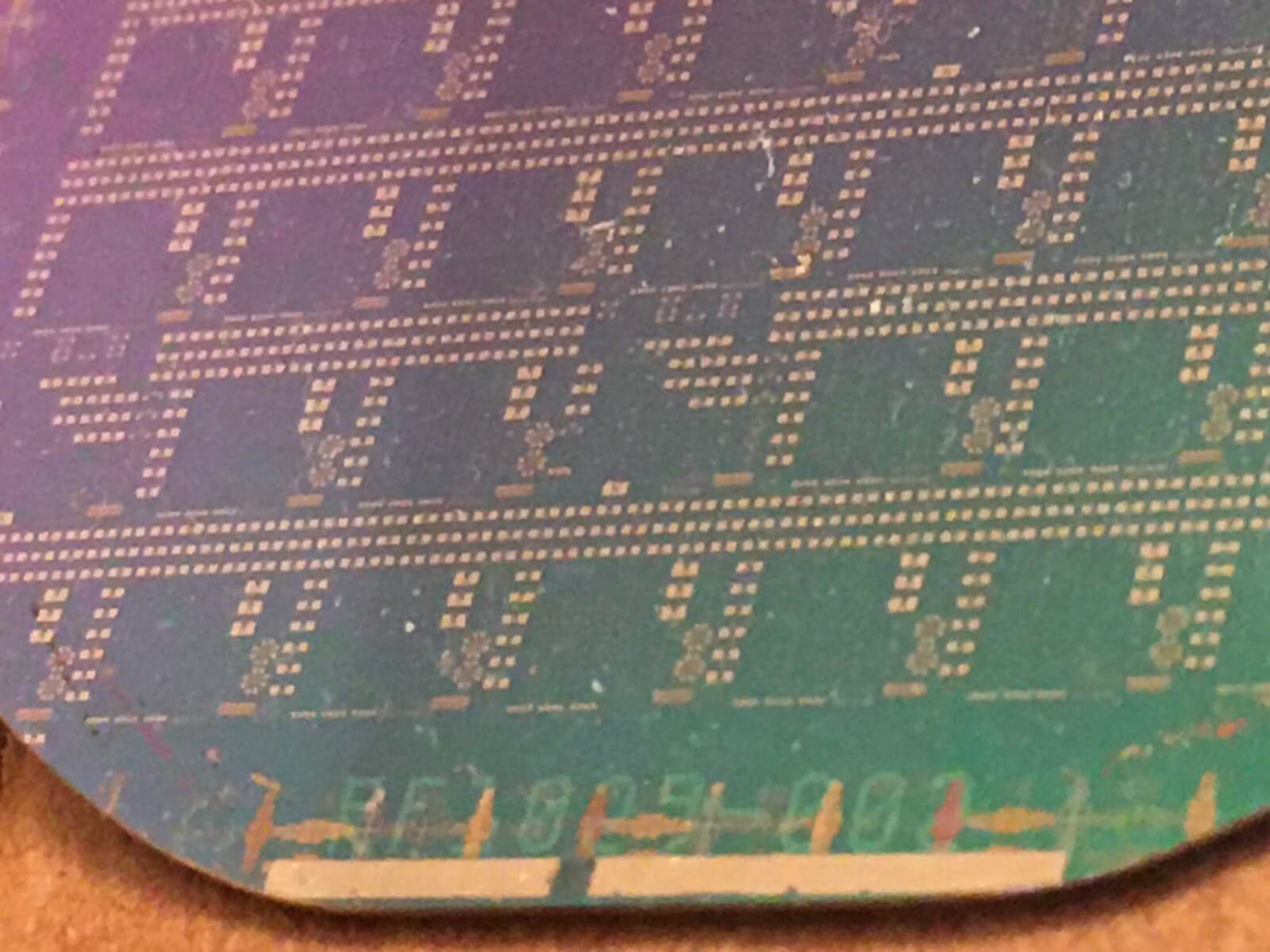 2" Silver Silicon Wafer Unique Extremely Rare RF NAND Vintage CPU Chip 3