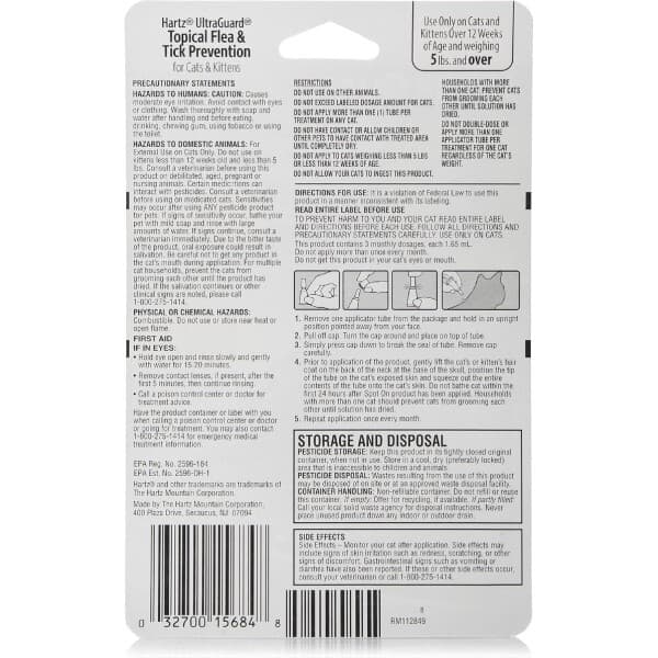 Flea Treatment Medicine for Cats Dogs Kittens Effective Control Topical Drops 2