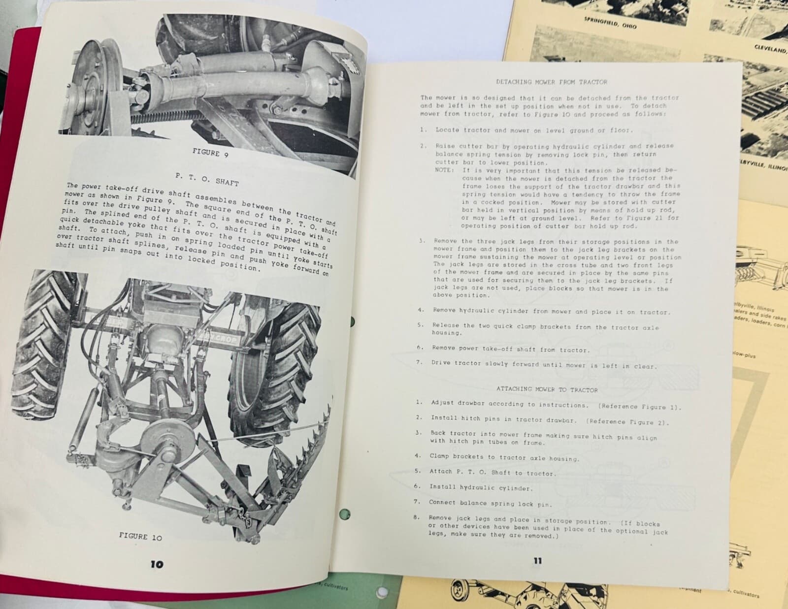 Lot Of 5 OLIVER Parts Books Setting Up Instructions Model #'s 355, 12, 24 3