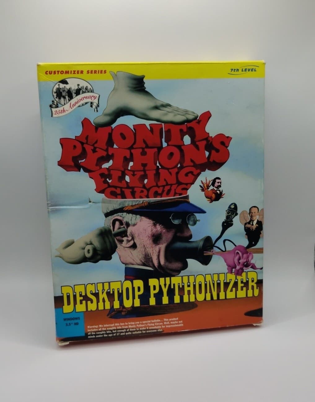 Monty Pythons Flying Circus  Desktop Pythonizer PC 3.5'' Big Box Vtg Software  2