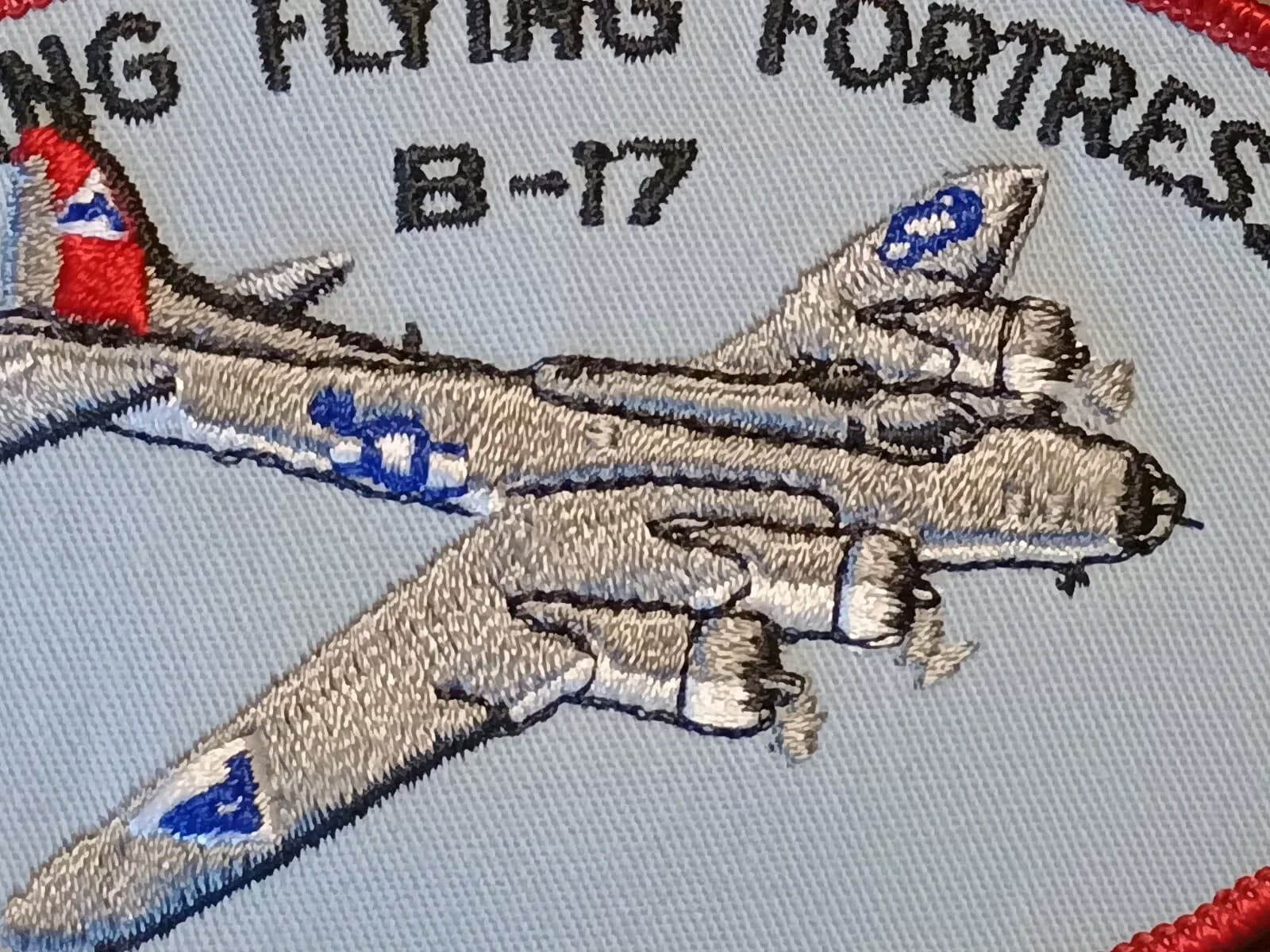 Vintage Voyager NEW Boeing Flying Fortress B-17 Patch Iron-On or Sew WW2 WWII 2